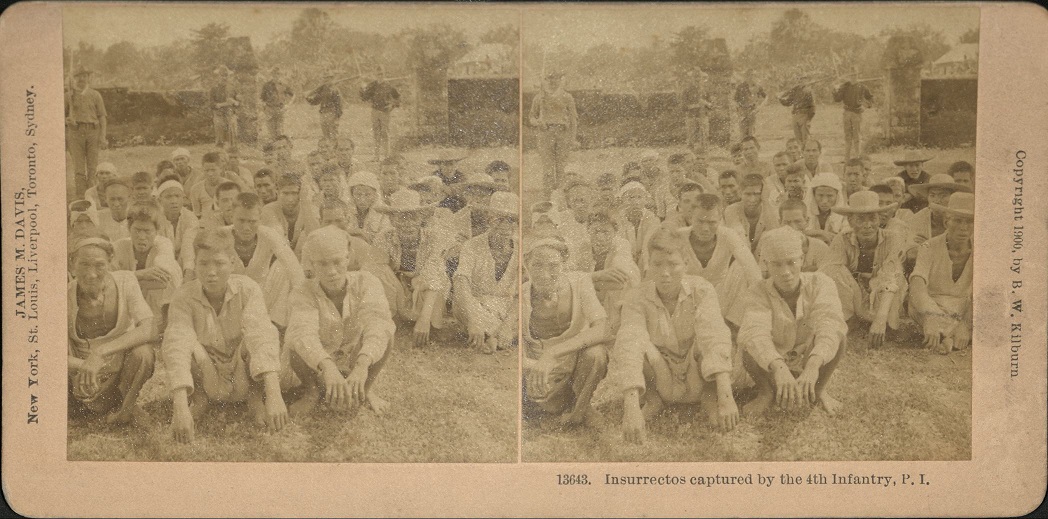 Insurrectos captured by the 4th Infantry, P. I.